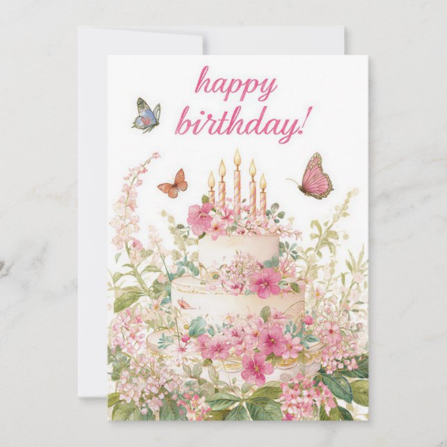 Custom Business Birthday Card (Front)
