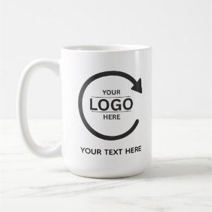 Custom Business Brand Logo Coffee Mug