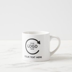 Custom Business Brand Logo Espresso Cup
