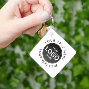 Custom Business Brand Logo Key Ring