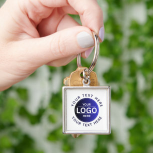 Custom Business Brand Logo Key Ring