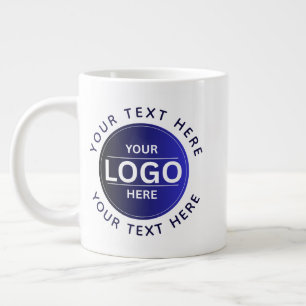 Custom Business Brand Logo Large Coffee Mug