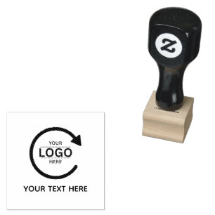 Custom Business Brand Logo Rubber Stamp