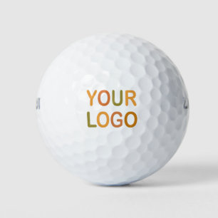 Custom Business Branding Logo Template Golf Balls