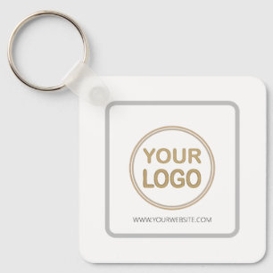 Custom Business Branding Logo Template Key Ring