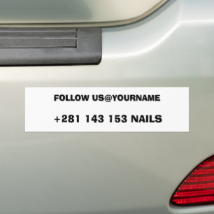 Custom Business Car Sticker