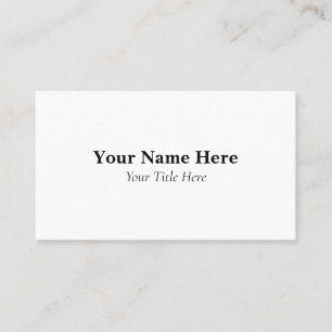 Custom Business Card
