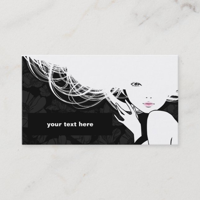 Custom Business Card-Beauty Business Card (Front)