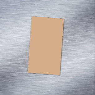 Custom Business Card Magnet – Warm Sand