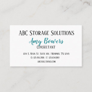 Custom business card Ovarian Cancer Awareness