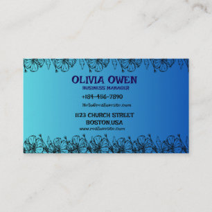 Custom Business Card Professional and Stylish