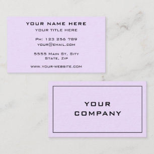 Custom Business Card Template Design Your Own
