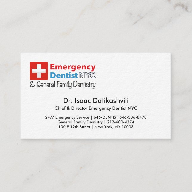 Custom Business Cards (Front)