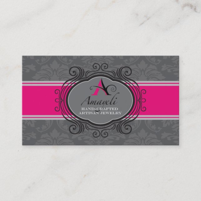 Custom Business Cards for Amayeli (12/2015) (Front)
