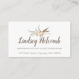 Custom Business Cards: Lindsey H Appointment Card