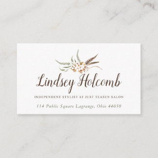 Custom Business Cards: Lindsey H Appointment Card