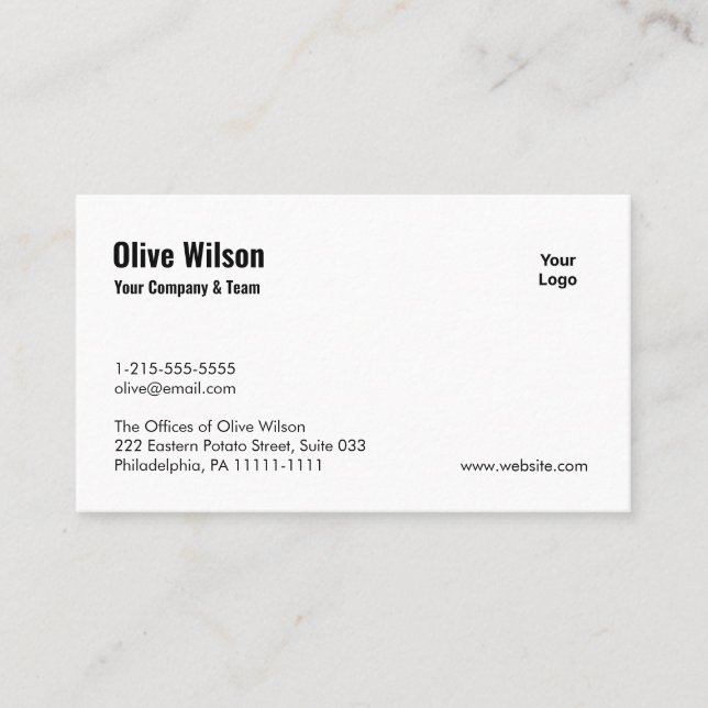 Custom Business Cards – Make a Lasting Impression  (Front)