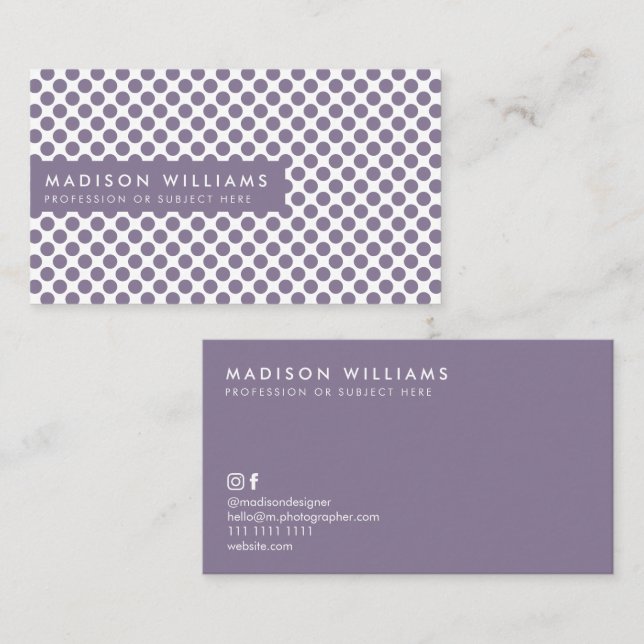 Custom Business Cards Minimal Stylish (Front/Back)