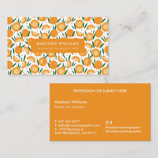 Custom Business Cards Minimal Stylish (Front/Back)