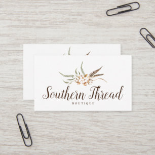 Custom Business Cards: Southern Thread Boutique Business Card