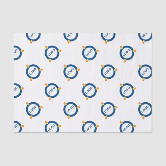 Custom Business Company  Branded Logo Packaging  Tissue Paper (Front)