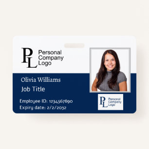 Custom Business Company Employee Security Photo ID ID Badge