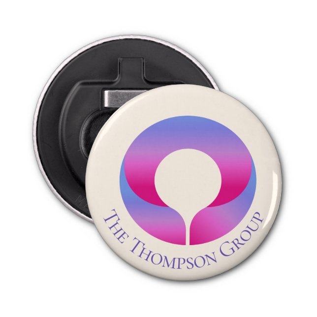 Custom Business Company Logo and Name Favour Gift Bottle Opener (Front)