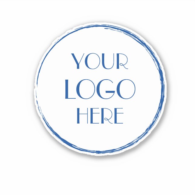 Custom Business Company Logo Branded Water Bottle (Front)