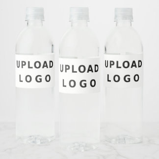 Custom Business Company Logo Branded Water Bottle Label