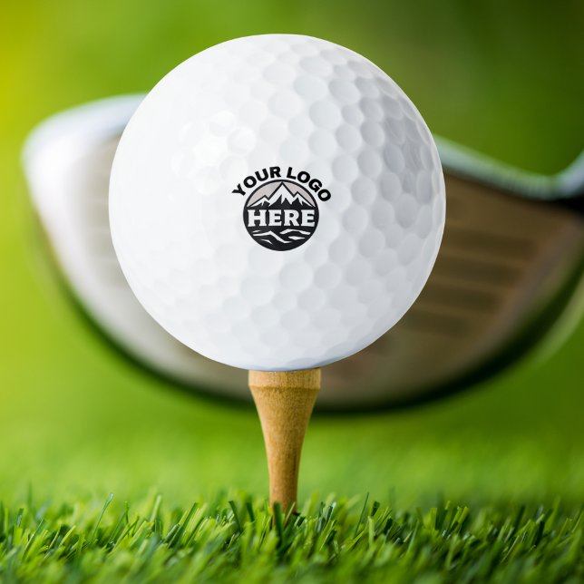  Custom Business Company Logo Business Branded  Golf Balls (Creator Uploaded)