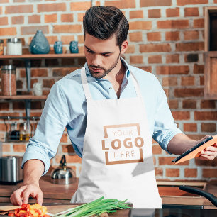 Custom Business Company Logo Employee Staff Standard Apron