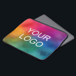 Custom Business Company Logo Here Modern Template Laptop Sleeve<br><div class="desc">Custom Upload Your Business Company Logo Here Modern Elegant Black And White Template Electronics Bag / Tablet & Laptop Cases / Neoprene Laptop Sleeve 13 inch.</div>