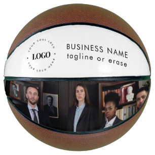 Custom Business Company Logo & Photo Personalized Basketball