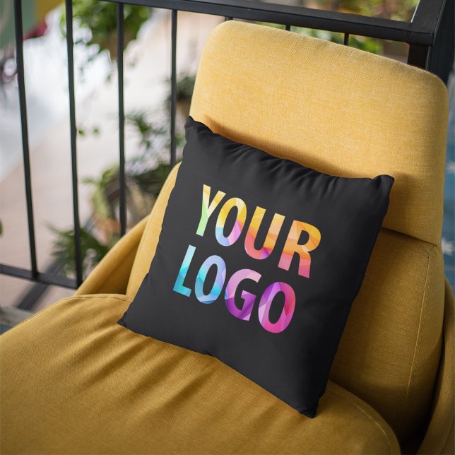 Custom Business Company Logo Promotional Branded Cushion (Creator Uploaded)