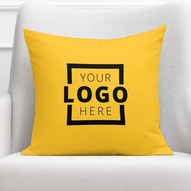 Custom Business Company Logo Promotional Branded Cushion (Creator Uploaded)