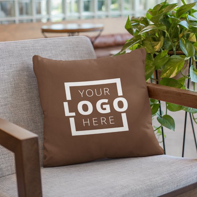 Custom Business Company Logo Promotional Branded Cushion (Creator Uploaded)