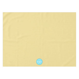 Custom Business Company Logo Trade Show Promo Gold Tablecloth
