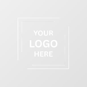 Custom Business Company Logo Window Cling