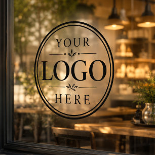 Custom Business Company Logo Window Cling