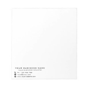 Custom Business Company Promotional Office Notepad