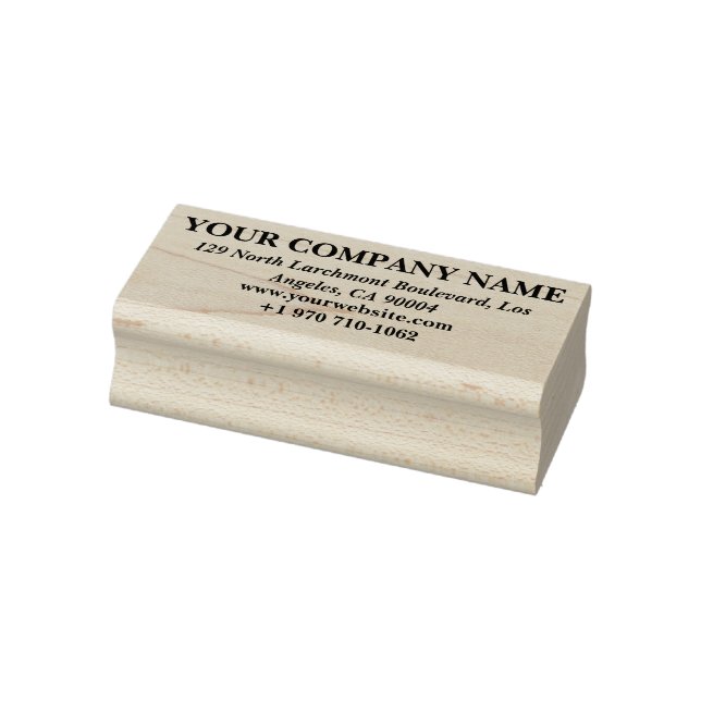 Custom Business Contact Design | Personalised Rubber Stamp (Stamp)
