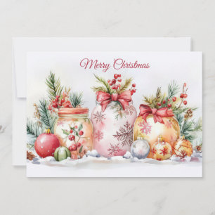 Custom Business Corporate Christmas Holiday Card