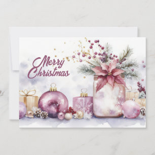 Custom Business Corporate Christmas Holiday Card