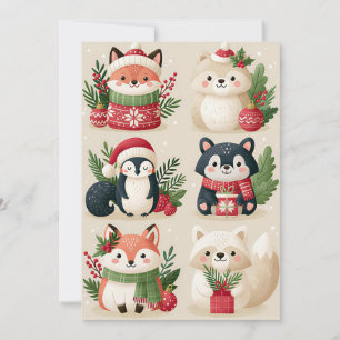 Custom Business Corporate Christmas Holiday Card