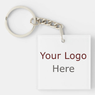 Custom Business Corporate Logo Branded Promotional Key Ring