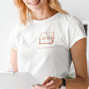 Custom Business Corporate Logo Employee Uniform T-Shirt