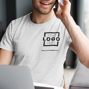 Custom Business Corporate Logo Employee Uniform T-Shirt