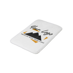 Custom Business Design Add Your Company Logo Bath Mat