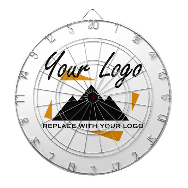 Custom Business Design Add Your Company Logo Dartboard (Front)