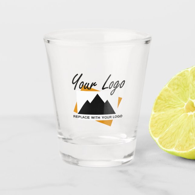 Custom Business Design Add Your Company Logo Shot Glass (Front)